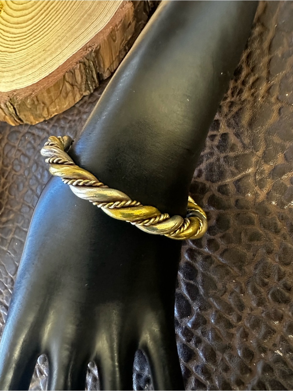 Mixed Metals Twisted Rope Bracelet - Women Jewelry